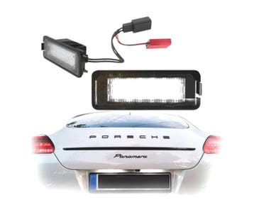 Éclairage Plaque D´immatriculation Led Pour Porsche Cayman 9, Verzenden