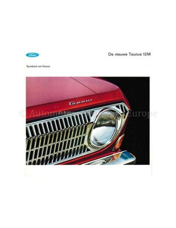 1956 FORD TAUNUS 12M BROCHURE NEDERLANDS