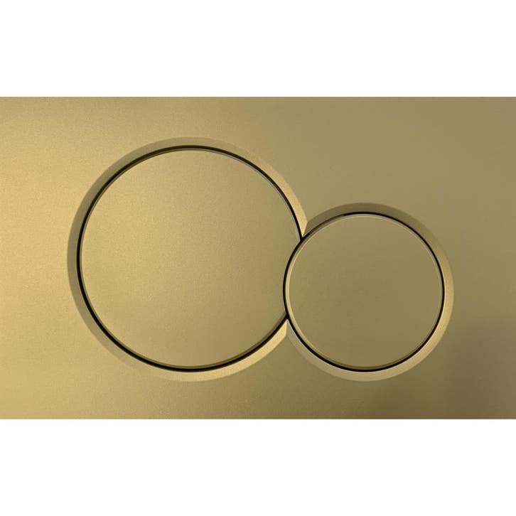 Bedieningsplaat Sigma by Geberit Frontbediening Mat Goud, Bricolage & Construction, Sanitaire, Enlèvement ou Envoi