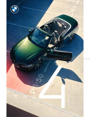 2020 BMW 4 SERIE CABRIOLET BROCHURE NEDERLANDS
