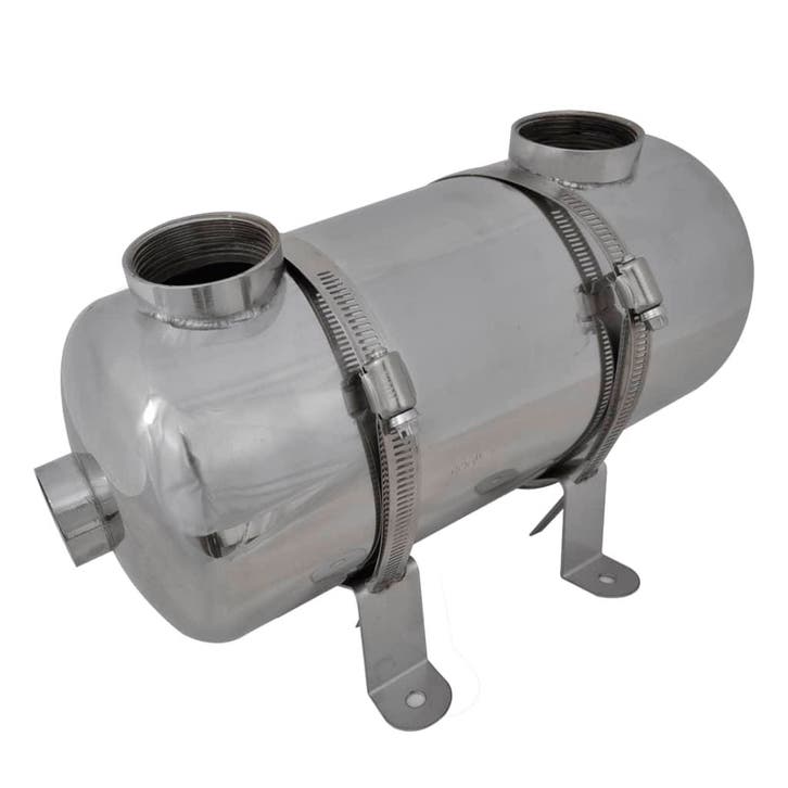 vidaXL Zwembad warmtewisselaar 355 x 134 mm 40 kW, Tuin en Terras, Zwembaden, Nieuw, Verzenden