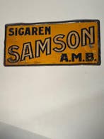 Cigares Samson - Panneau - Fer, Antiek en Kunst