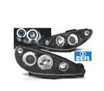 PHARES PEUGEOT 206 98-08 ANGEL EYES CCFL FOND NOIR, Verzenden, Nieuw