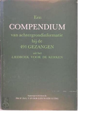 Een compendium van achtergrondinformatie bij de 491 gezangen, Verzenden, Zo goed als nieuw