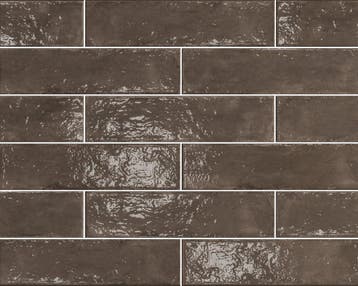 Wandtegel Marazzi Palette Pure Vintage Bruin Glans 7,5x30, Nieuw, 20 tot 40 cm, 10 m² of meer, Wandtegels