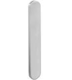 Intersteel schild XL ovaal 278x40x10mm geheel blind rvs, Ophalen of Verzenden, Nieuw