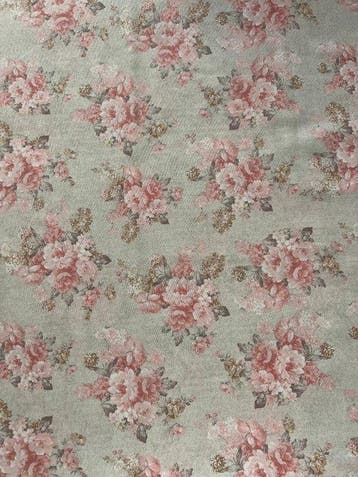 Roseto Antico - Nappe en coton avec un motif bouquet floral