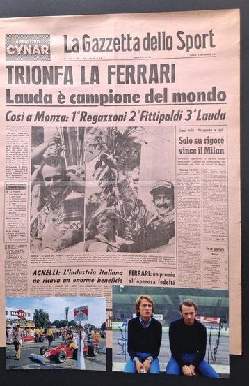 Ferrari - GP Italien Monza sein erster Formel 1 WM Titel für, Nieuw