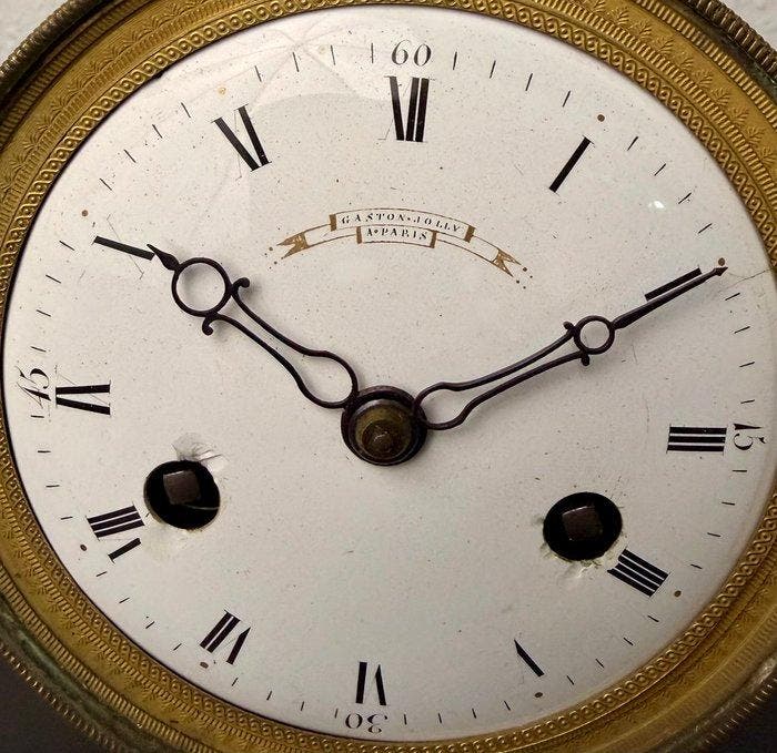 Horloge - Antique Cuivre - 1800-1850, Antiquités & Art, Antiquités | Horloges