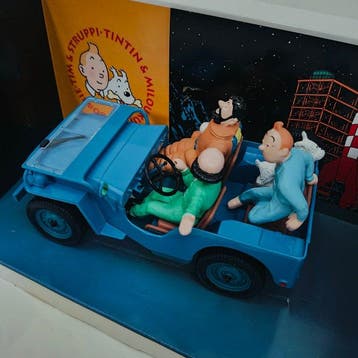 Hapax - Modelauto - Jeep met Kuifje - Tintin Objectif Lune -, Nieuw