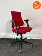 BMA Axia 2.2 - 8N 3D armpads - hoge rug - bestaand rode stof, Werkplek, Ophalen of Verzenden, Gebruikt, Stoel