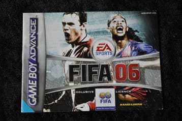 Fifa 06 GBA Manual AGB-BF6P-HOL, Verzenden