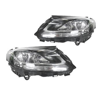 Phares Pour Mercedes Classe C W205 14-18 Feux Diurnes Led Fo, Verzenden