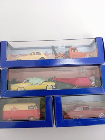 Moulinsart Atlas 1:43 - Modelauto (4) - 6 véhicules, Boeken, Nieuw