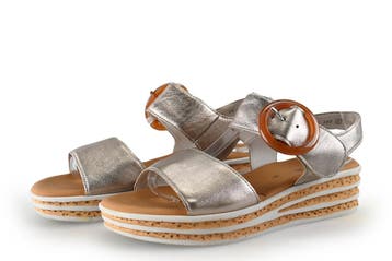 Gabor Sandalen in maat 39 Beige, Verzenden, Beige, Gabor, Sandalen of Muiltjes