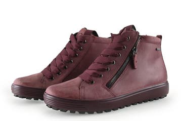 Ecco Veterboots in maat 38 Rood, Kleding | Dames, Schoenen, Ecco, Verzenden, Overige typen, Zo goed als nieuw