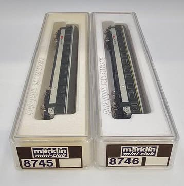 Märklin Z - 8745 / 8746 - Modeltrein personenwagonset (2) -, Nieuw