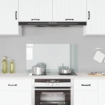 vidaXL Spatscherm keuken 90x50 cm gehard glas transparant, Verzenden