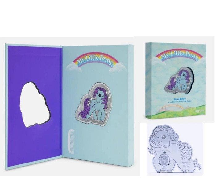 Niue. 3 Dollars 2 oz Niue 2025 Proof My Little Pony Blue, Postzegels en Munten, Munten | Europa | Niet-Euromunten