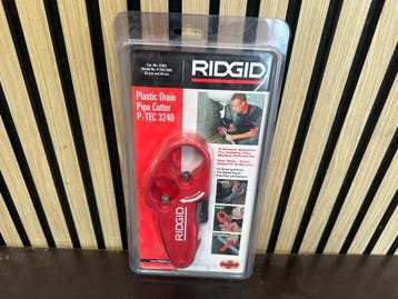 Veiling - RIDGID P-TEC 3240 kunststof afvoerbuissnijder 32/4, Nieuw