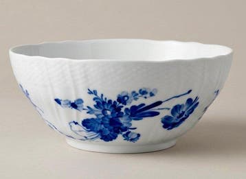 Royal Copenhagen - Saladier - Blue Flower Curved - Large, Antiek en Kunst