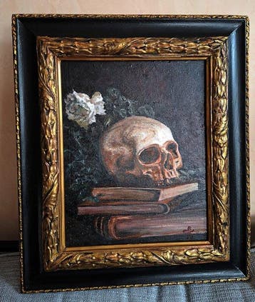 Italiaanse school (XX) - Memento mori, Vanitas, Antiquités & Art