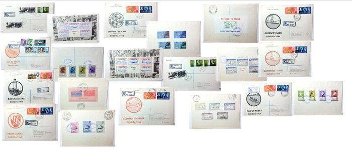 Groot-Brittannië 1964/1967 - Groot-Brittannië Lokale Posten, Postzegels en Munten, Postzegels | Europa | UK