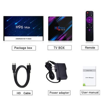 H96 Max 4K TV Box Mediaspeler Android Kodi - 4GB RAM - 64GB, Verzenden