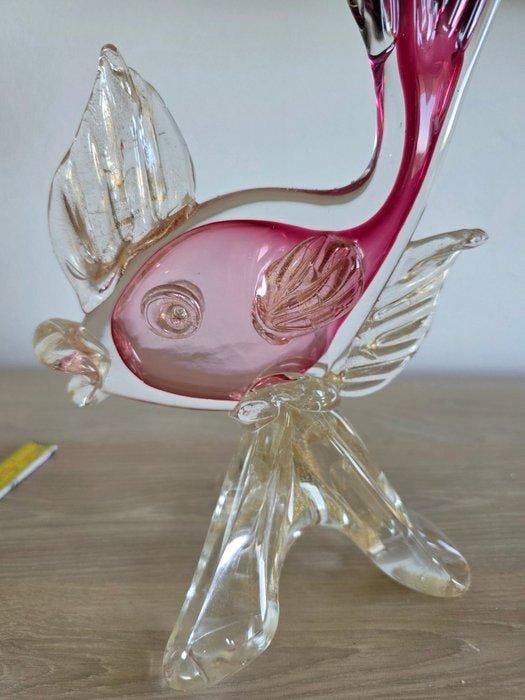 Murano - Figuur - Glazen vis - Glas, Antiquités & Art, Curiosités & Brocante