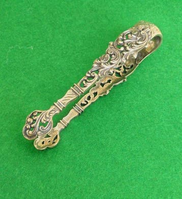 Giovanni Raspini - Suikertang - .800 zilver - 1940-1950 -, Antiek en Kunst