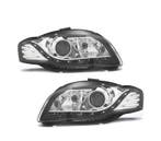 PHARES POUR AUDI A4 B7 04-07 DAYLIGHT FOND NOIR CHROMÉ, Verzenden