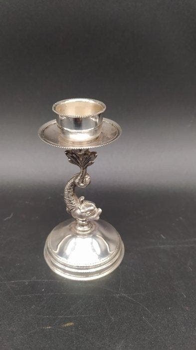 Kaarsenhouder - .915 zilver, Antiek en Kunst, Antiek | Zilver en Goud