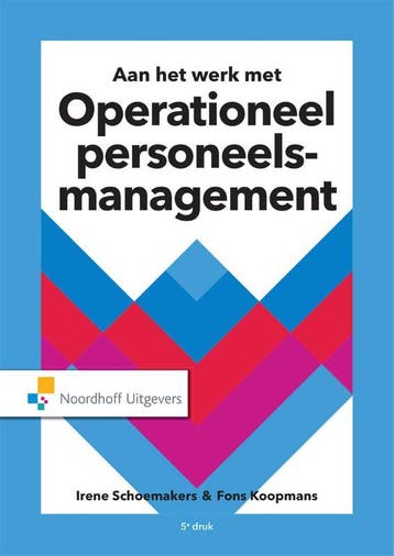 Operationeel personeelsmanagement / Vast Boek / Noordhoff, Verzenden, Gelezen, Fons Koopmans