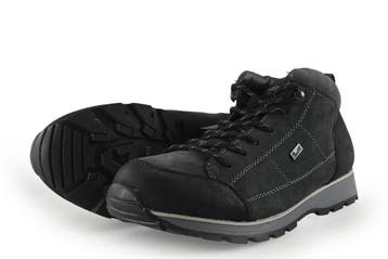 Rieker Veterboots in maat 41 Zwart, Verzenden, Zwart, Boots, Zo goed als nieuw