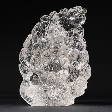 Himalaya Kwarts Extra Helder Heer Ganesh - Gravure met Fijn