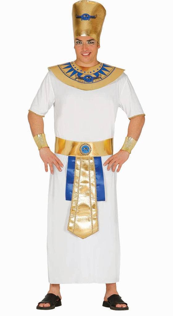 Farao Kostuum Wit, Kleding | Heren, Carnavalskleding en Feestkleding, Nieuw, Verzenden