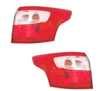 Feux Arrière Pour Ford Focus IV Sportbreak 11-14 Blanc Rouge, Verzenden, Nieuw