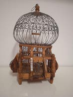 Vogelkooi - Smeedijzer - Antieke vogelkooi, Antiek en Kunst