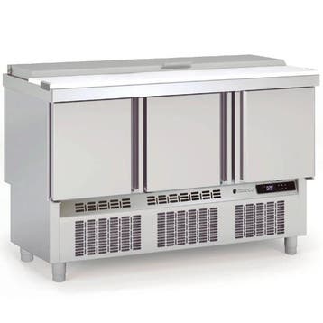 Saladette | 700 RANGE | 264L | 3 Deuren (1/1 GN) | Boven, Verzenden