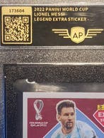 messi panini qatar legend 2022 Graded card - AP Grading 8.5, Verzamelen, Nieuw