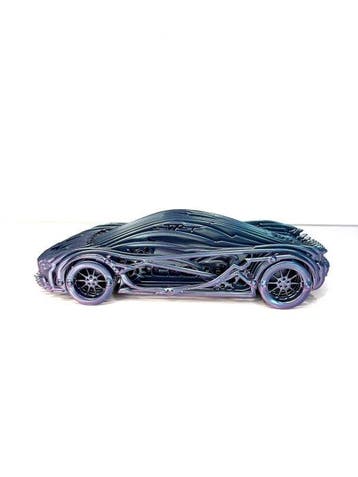 JF Piecourt - Inspiration McLaren sp1, Antiquités & Art, Art | Peinture | Moderne