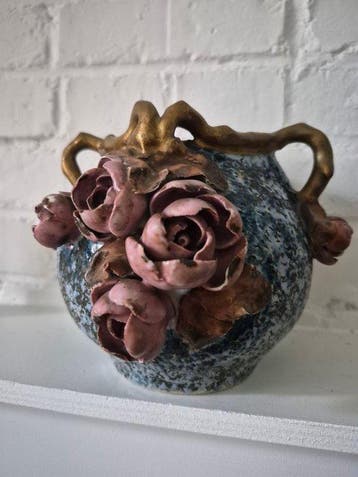 Vase - Faïence, Antiek en Kunst
