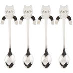 Fako Bijoux - Theelepels - Koffie Lepeltjes - Hangende Kat -, Maison & Meubles, Cuisine | Couverts, Verzenden