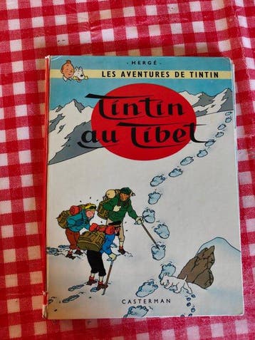 Tintin T20 - Tintin au Tibet + signature dHergé et Tchang -, Livres