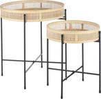 2dekans | Mica Decorations Leandro Bijzettafel - Set van 2 -, Ophalen of Verzenden, Nieuw