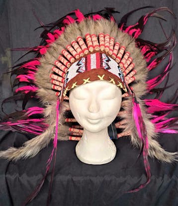 Indianenhoofdtooi, Voor festivals,carnaval en allerlei feest, Hobby en Vrije tijd, Ophalen of Verzenden, Nieuw