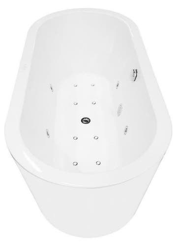 Libero vrijstaande whirlpool ligbad  170x80 + waste wit, Ophalen of Verzenden, Nieuw