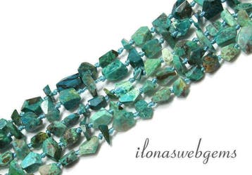 Chrysocolla kralen / edelsteen kralen / zelf sieraden maken, Hobby en Vrije tijd, Verzenden, Nieuw, Kraal
