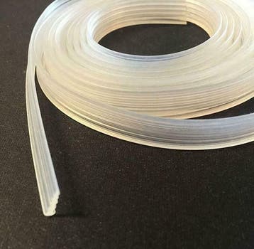 kunststof opvulstrip 2mm x 200cm tbv glaswanden, Doe-het-zelf en Bouw, Ophalen of Verzenden, Nieuw