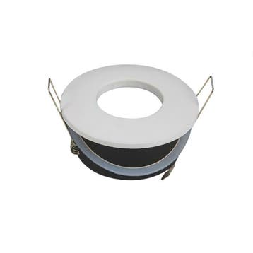 Spot armatuur Ø75mm | IP44 | Aluminium wit | rond, Verzenden, Nieuw